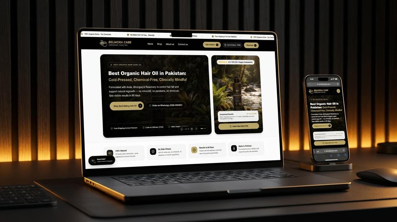 Belmora Care – Headless Next.js E-Commerce Engine, Supabase DB & Custom Admin Portal