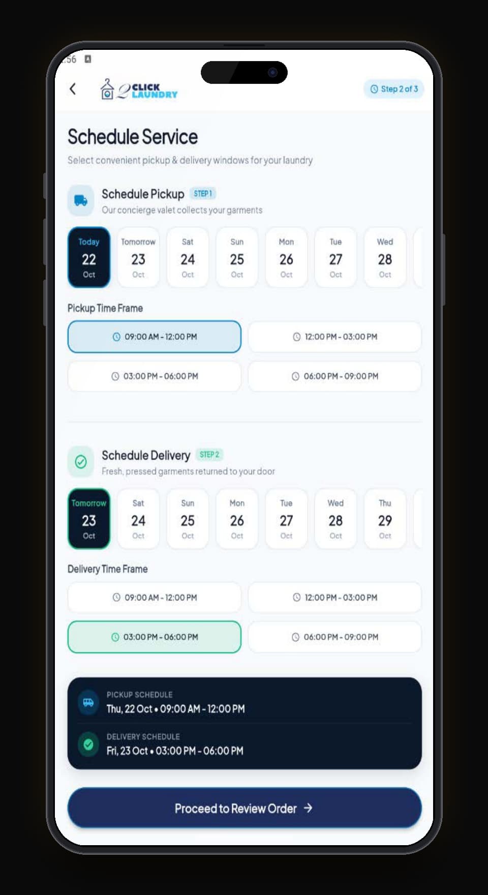 2-Step Schedule Service